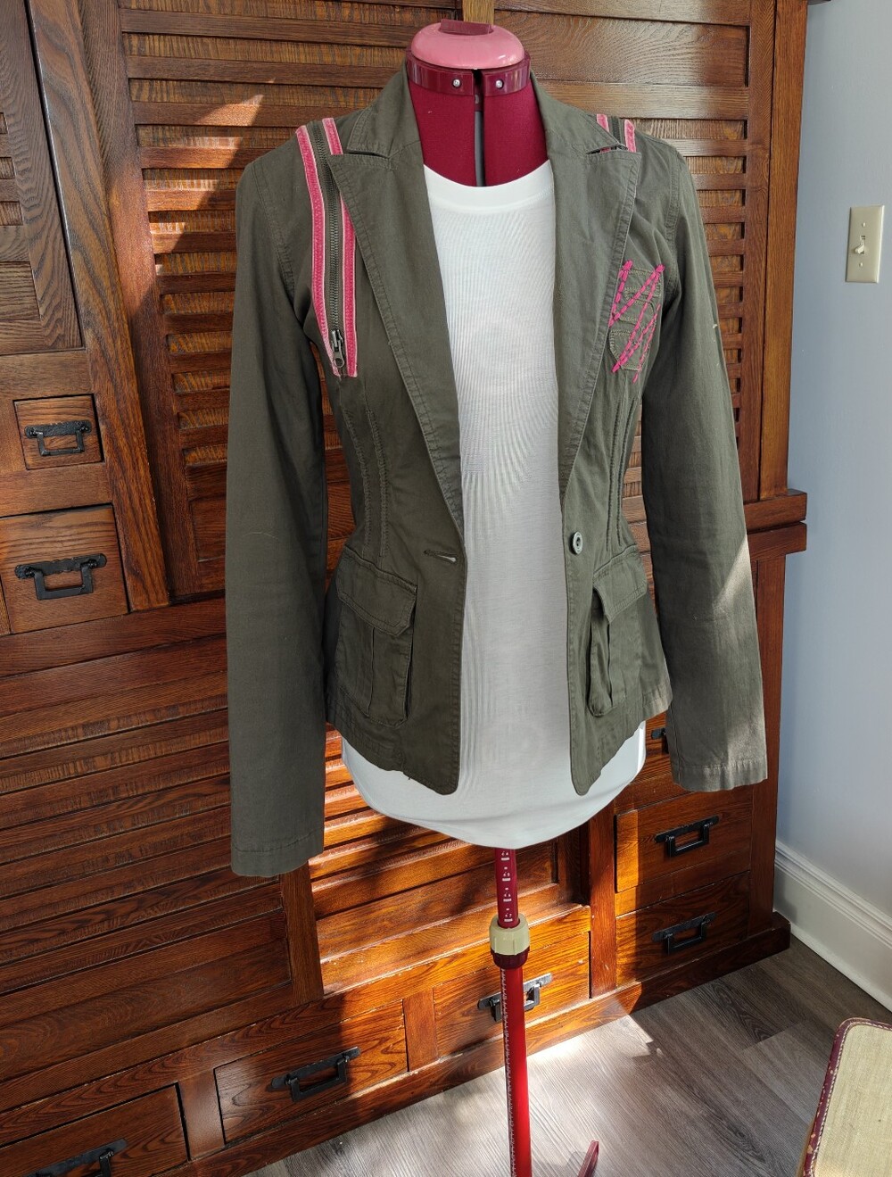 Vintage Triple Five Soul Military Blazer